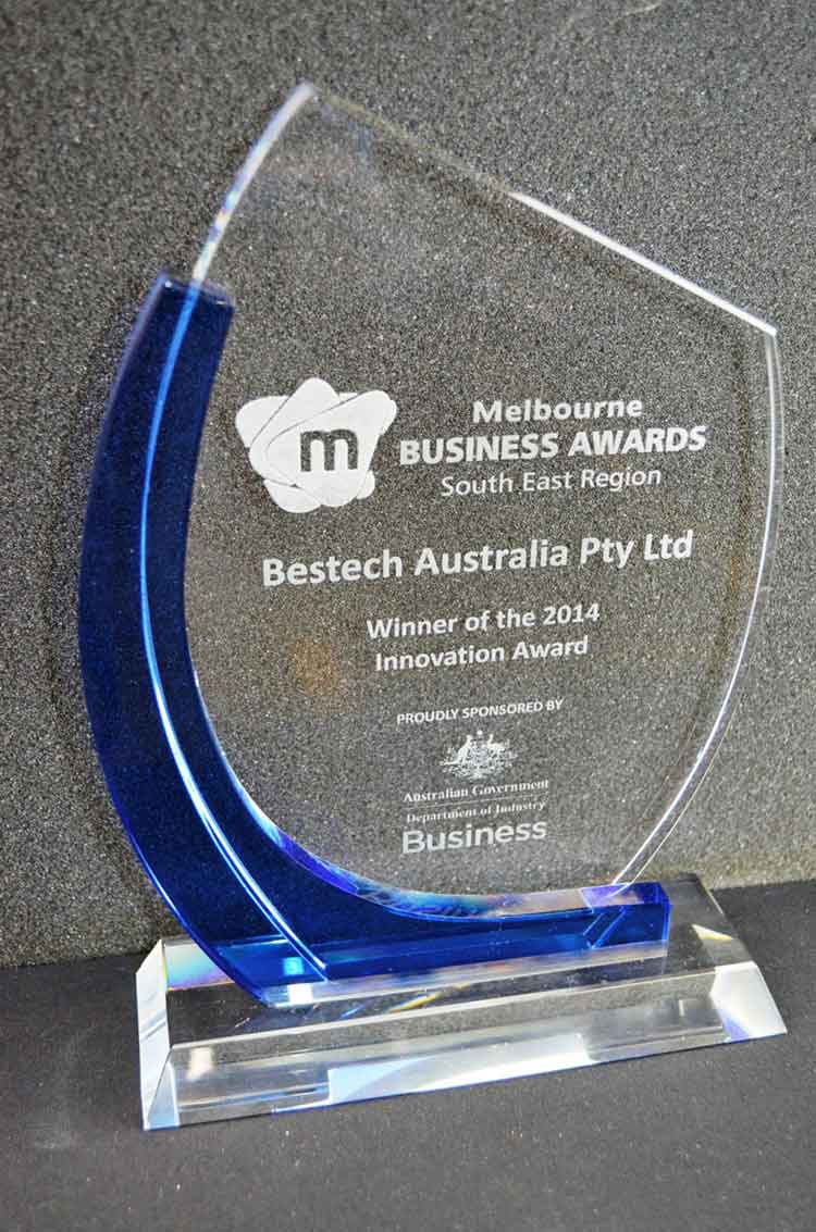 Melbourne Business Award 2014 Trophy